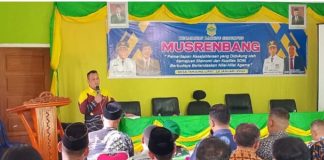Buka Musrenbang di Kecamatan Bakung Serumpun, Nizar Sampaikan Kinerja Desa