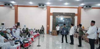 Wakil Bupati Asahan Sambut Kepulangan Jamaah Haji Kloter 1