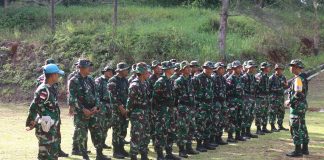 Kodim 0318/ Natuna Pertajam Kemampuan Prajurit Dengan Latihan Menembak
