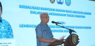 Bupati Asahan Buka Sosialisasi Bantuan Hukum Bagi Anggota KORPRI