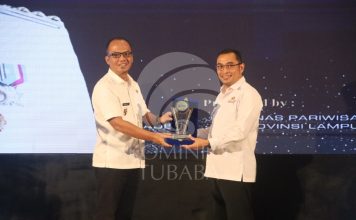M. Firsada Raih Penghargaan Sebagai Tokoh Keberlanjutan Pariwisata Lampung 2024