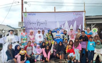 Siswa SMKN 1 Bunguran Barat Berpartisipasi Dalam Festival Kota Apung Sedanau
