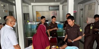 Kejaksaan Negeri Natuna Gelar Tes Urine Untuk Seluruh Pegawai dan Jaksa