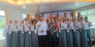 Danlanal Terempa Hadiri Pembukaan Pemusatan Pendidikan dan Pelatihan Calon Paskibraka Anambas