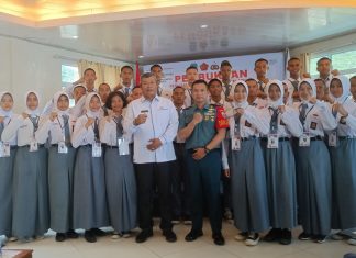 Danlanal Terempa Hadiri Pembukaan Pemusatan Pendidikan dan Pelatihan Calon Paskibraka Anambas