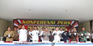 Ketua Komisi I DPRD Batam Hadiri Pemusnahan Narkoba di Mapolresta Barelang