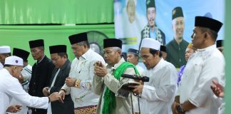 Bupati Siak Hadiri Gema Sholawat dan Haflah Milad Ke-6 Ponpes Nurul Furqon