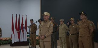 Bupati Asahan Pimpin Apel Gabungan Bulan Juli 2024