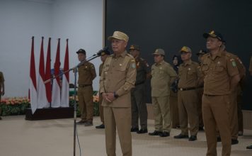 Bupati Asahan Pimpin Apel Gabungan Bulan Juli 2024
