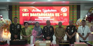 Bupati Asahan Hadir Dalam HUT Bhayangkara Ke 78