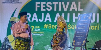 Perkuat Indentitas Budaya Melayu, Festival Raja Ali Haji Kembali Digelar Setelah 28 Tahun Vakum