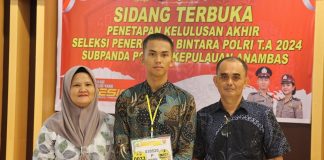 Bukti Nyata Masuk Polisi Tidak Dipungut Biaya, Anak Penjual Nasi Lemak di Tarempa Lulus Masuk Bintara Polri