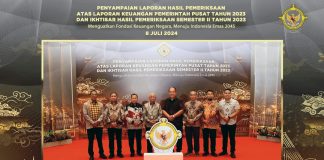 Bupati Asahan Hadiri Penyampaian LHP LKPP Dan IHPS II Tahun 2023