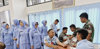 Tim Kesehatan Mabes TNI AU Lakukan Pemeriksaan Kesehatan Prajurit Lanud RSA Natuna