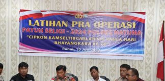 Polres Natuna Gelar Lat Pra Ops Patuh Seligi 2024 untuk Tingkatkan Keselamatan Berlalu Lintas