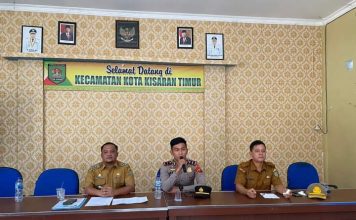 Camat Kota Kisaran Timur Terima Kunjungan Kapolsek Kota Kisaran