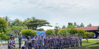 Program Ketahanan Pangan Lanal Ranai Laksanakan Panen Ikan Nila