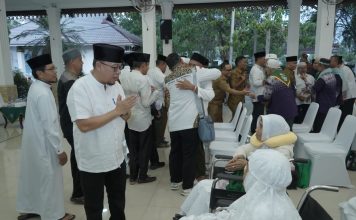 Bupati Asahan Sambut Kepulangan Jamaah Haji Kloter 14 Kabupaten Asahan