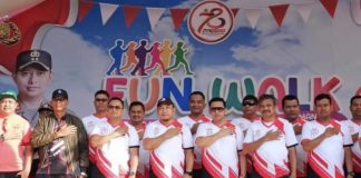 Wakil Ketua II DPRD Kabupaten Siak Menghadiri Acara Jalan Santai Polres Siak di Tualang