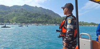 Lanal Ranai Dukung Parade Jetski Internasional di Serasan
