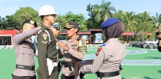 Demi Keselamatan di Jalan Raya, Polres Natuna Gelar Apel Pasukan Operasi Patuh Seligi 2024