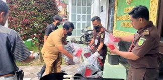 Cabjari Natuna di Tarempa Musnahkan 29 Barang Bukti Berkekuatan Hukum Tetap