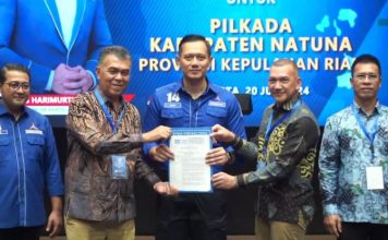 WS-RH Terima Rekomendasi dari DPP Partai Demokrat untuk Pilkada Natuna 2024