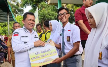 Program SPP Gratis Gubernur Ansar Terealisasi