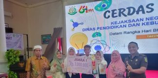 SMPN 2 Bunguran Timur Raih Juara 1 Lomba Cerdas Cermat Hari Bakti Adhyaksa Ke-64