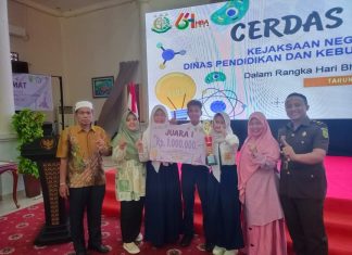 SMPN 2 Bunguran Timur Raih Juara 1 Lomba Cerdas Cermat Hari Bakti Adhyaksa Ke-64