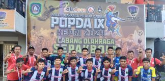 Gol Tunggal Armannesa Hantarkan Tim Sepakbola Lingga Melaju ke Semifinal POPDA IX Kepri