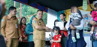 Bupati Lingga Resmi Membuka Pencanangan PIN Polio 2024