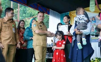 Bupati Lingga Resmi Membuka Pencanangan PIN Polio 2024