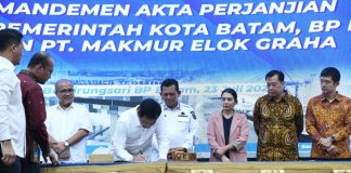 Gubernur Ansar Saksikan Penandatanganan Amandemen Akta Pengembangan Rempang Eco-City Batam