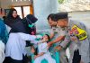 Jaga Tumbuh Kembang Anak, Polres Natuna dan Puskesmas Ranai Selenggarakan Imunisasi Polio