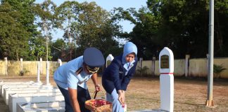 Danlanud Raden Sadjad Natuna Ziarah untuk Pahlawan di Hari Bakti TNI AU