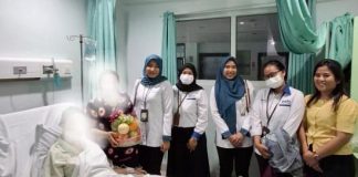 BPJS Ketenagakerjaan Pematangsiantar Kunjungi Pasien Kecelakaan Kerja