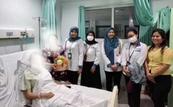 BPJS Ketenagakerjaan Pematangsiantar Kunjungi Pasien Kecelakaan Kerja