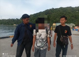 Satreskrim Polres Anambas Amankan Seorang Pria Terduga Pelaku Pencabulan Anak Bawah Umur
