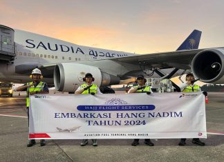 Pertamina Patra Niaga Regional Sumbagut Salurkan 30.813 KL Avtur Untuk Penerbangan Haji 2024