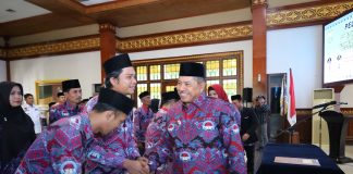 Hadiri Pelantikan Pengurus PPDI Siak, Alfedri Nilai Kinerja Pemerintah Kampung Sudah Baik