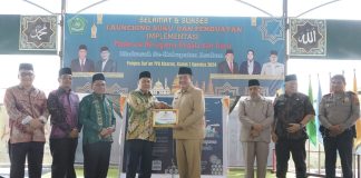 Wakil Bupati Asahan Hadiri Launching Buku dan Penguatan Implementasi Moderasi Beragama Kepala Dan Guru Madrasah