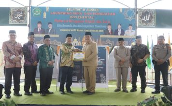 Wakil Bupati Asahan Hadiri Launching Buku dan Penguatan Implementasi Moderasi Beragama Kepala Dan Guru Madrasah