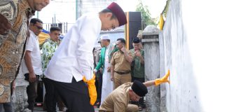Bupati Asahan Letak Batu Pertama Pembangunan SD Al-Washliyah 80 Kisaran