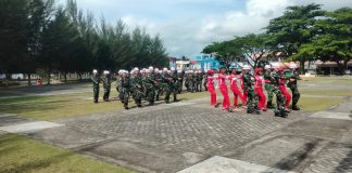 Paskibraka Lanud RSA Natuna Siap Sukseskan Upacara HUT Kemerdekaan RI Ke-79