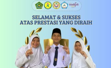 Peserta KSM-P MTs Aqidatunnajin Raih Juara 1 Kategori Beregu Secara Online