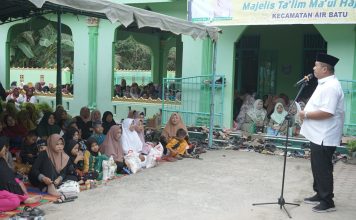 Wakil Bupati Asahan Ikut Pengajian Akbar di Desa Sijabut Kecamatan Air Batu