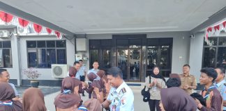 Peserta Kemah Besar Pramuka di Lanud Raden Sadjad Natuna, Membangun Cinta Dirgantara