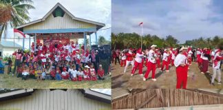 Senam Bersama Meriahkan HUT Ke-79 RI di Desa Pena’ah, Lingga