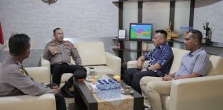 Kapolres Lingga Terima Kunjungan Silaturahmi Bupati Lingga